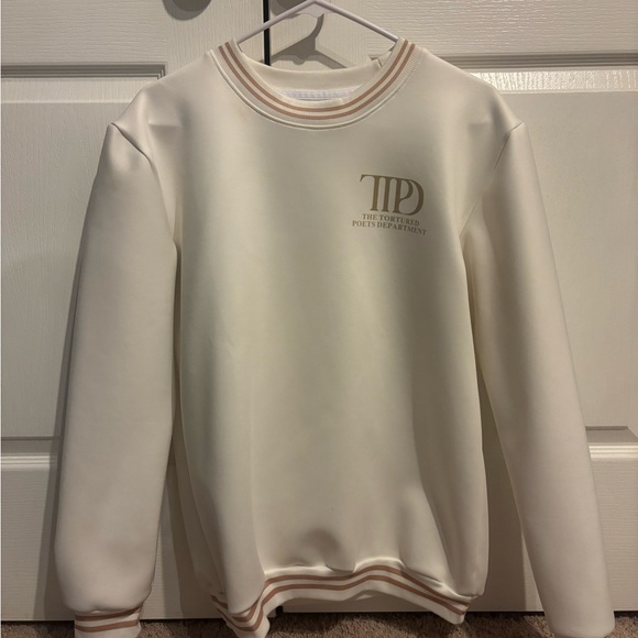 Taylor Swift Sweaters - Taylor Swift TTPD Cream Sweater